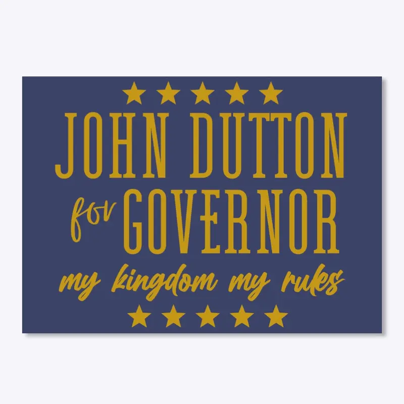 Dutton for Governor die-cut sticker