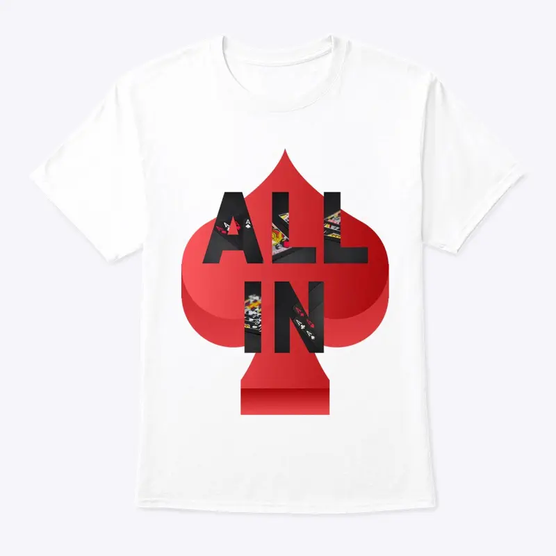 Poker ALL IN t-shirt tee