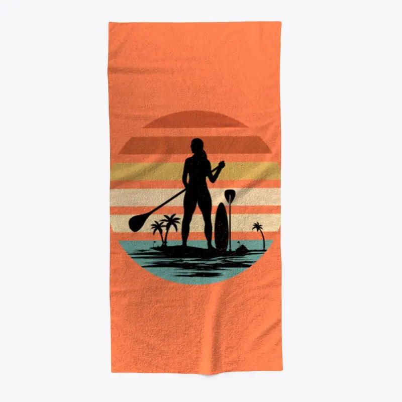 Paddleboard beach towel