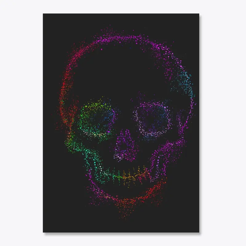 Halloween Rainbow Skull