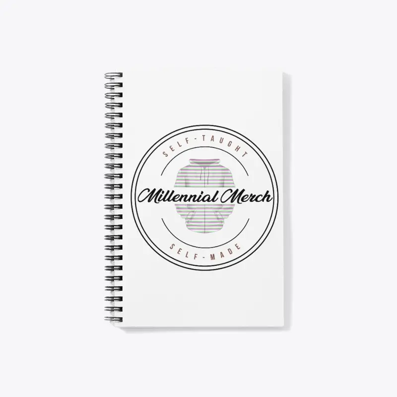 Millennial Merch minimalist hoodie logo